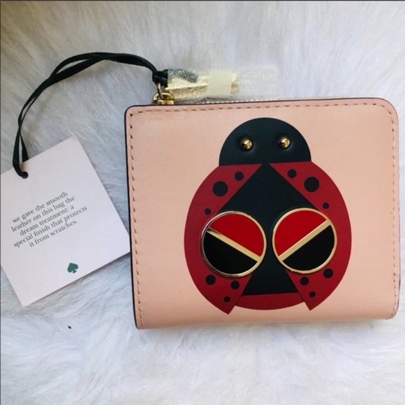 kate spade Handbags - Kate Spade Spademals Lucky Ladybug Leather Wallet